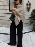 ⁦وشاح نسائي ذو لون أحادي⁩ - الصورة ⁦7⁩