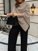 ⁦وشاح نسائي ذو لون أحادي⁩ - الصورة ⁦8⁩