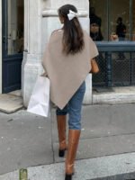 ⁦وشاح نسائي ذو لون أحادي⁩ - الصورة ⁦11⁩