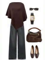 ⁦وشاح نسائي ذو لون أحادي⁩ - الصورة ⁦13⁩