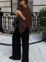 ⁦وشاح نسائي ذو لون أحادي⁩ - الصورة ⁦15⁩