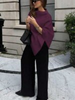 ⁦وشاح نسائي ذو لون أحادي⁩ - الصورة ⁦19⁩