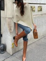 ⁦وشاح نسائي ذو لون أحادي⁩ - الصورة ⁦28⁩