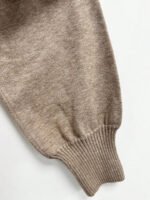 ⁦فستان نسائي طويل الأكمام بياقة عالية مع حزام الخصر⁩ - الصورة ⁦9⁩