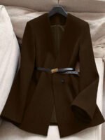 ⁦معطف أنيق بياقة⁩ - الصورة ⁦20⁩