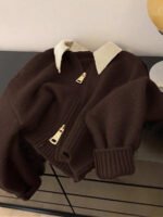 ⁦جاكت ذو ياقة جلد⁩ - الصورة ⁦18⁩