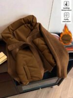 ⁦جاكيت جلد أنيق⁩ - الصورة ⁦14⁩