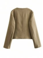 ⁦معطف نسائي كلاسيك بجيوب⁩ - الصورة ⁦6⁩