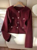 ⁦معطف نسائي كلاسيك بجيوب⁩ - الصورة ⁦23⁩