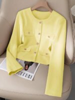 ⁦معطف نسائي كلاسيك بجيوب⁩ - الصورة ⁦30⁩