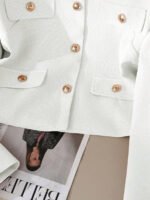 ⁦معطف نسائي كلاسيك بجيوب⁩ - الصورة ⁦59⁩