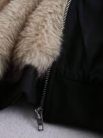 ⁦معطف مبطن أنيق من الفرو الصناعي⁩ - الصورة ⁦5⁩