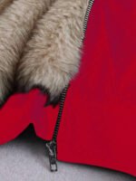 ⁦معطف مبطن أنيق من الفرو الصناعي⁩ - الصورة ⁦13⁩