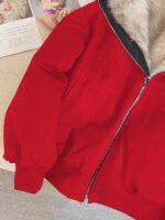 ⁦معطف مبطن أنيق من الفرو الصناعي⁩ - الصورة ⁦14⁩