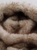 ⁦معطف مبطن أنيق من الفرو الصناعي⁩ - الصورة ⁦22⁩