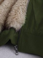 ⁦معطف مبطن أنيق من الفرو الصناعي⁩ - الصورة ⁦27⁩