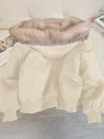 ⁦معطف مبطن أنيق من الفرو الصناعي⁩ - الصورة ⁦38⁩