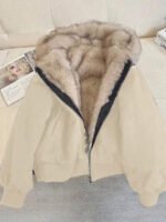 ⁦معطف مبطن أنيق من الفرو الصناعي⁩ - الصورة ⁦39⁩