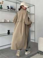 ⁦معطف ترنش ذو أكمام طويلة⁩ - الصورة ⁦3⁩