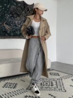 ⁦معطف ترنش ذو أكمام طويلة⁩ - الصورة ⁦6⁩