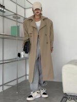 ⁦معطف ترنش ذو أكمام طويلة⁩ - الصورة ⁦10⁩