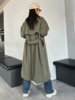 ⁦معطف ترنش ذو أكمام طويلة⁩ - الصورة ⁦17⁩