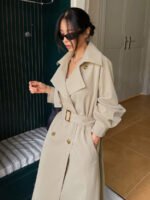 ⁦معطف ترنش ذو أكمام طويلة⁩ - الصورة ⁦29⁩