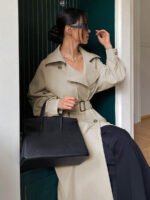 ⁦معطف ترنش ذو أكمام طويلة⁩ - الصورة ⁦30⁩