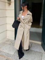 ⁦معطف ترنش ذو أكمام طويلة⁩ - الصورة ⁦32⁩