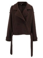 ⁦معطف قصير بأكتاف واسعة⁩ - الصورة ⁦12⁩