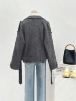 ⁦معطف قصير بأكتاف واسعة⁩ - الصورة ⁦29⁩