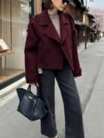 ⁦معطف قصير بأكتاف واسعة⁩ - الصورة ⁦33⁩