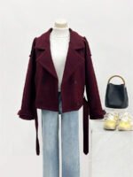 ⁦معطف قصير بأكتاف واسعة⁩ - الصورة ⁦34⁩