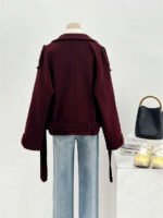 ⁦معطف قصير بأكتاف واسعة⁩ - الصورة ⁦35⁩