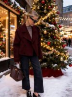 ⁦معطف قصير بأكتاف واسعة⁩ - الصورة ⁦37⁩