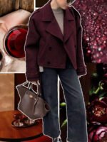 ⁦معطف قصير بأكتاف واسعة⁩ - الصورة ⁦38⁩