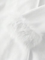 ⁦معطف طويل الأكمام بفرو صطناعي⁩ - الصورة ⁦23⁩