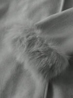 ⁦معطف طويل الأكمام بفرو صطناعي⁩ - الصورة ⁦30⁩