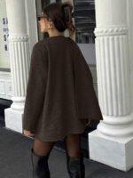 ⁦معطف صوفي بسيط مع ياقة وجيوب⁩ - الصورة ⁦29⁩