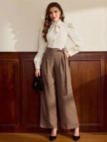 ⁦بنطلون نسائي كلاسيكي أنيق⁩ - الصورة ⁦5⁩