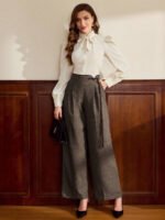 ⁦بنطلون نسائي كلاسيكي أنيق⁩ - الصورة ⁦15⁩