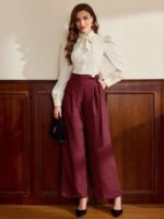 ⁦بنطلون نسائي كلاسيكي أنيق⁩ - الصورة ⁦20⁩