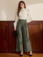 ⁦بنطلون نسائي كلاسيكي أنيق⁩ - الصورة ⁦31⁩