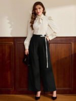 ⁦بنطلون نسائي كلاسيكي أنيق⁩ - الصورة ⁦35⁩