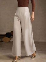 ⁦بنطلون كلاسيك ذو خصر عالي⁩ - الصورة ⁦2⁩