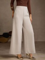 ⁦بنطلون كلاسيك ذو خصر عالي⁩ - الصورة ⁦5⁩