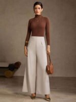 ⁦بنطلون كلاسيك ذو خصر عالي⁩ - الصورة ⁦6⁩