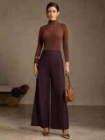 ⁦بنطلون كلاسيك ذو خصر عالي⁩ - الصورة ⁦12⁩