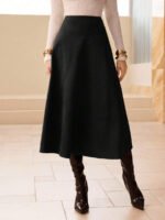 ⁦تنورة طويلة أنيقة من الجلد المدبوغ⁩ - الصورة ⁦23⁩