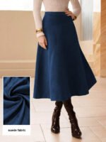 ⁦تنورة طويلة أنيقة من الجلد المدبوغ⁩ - الصورة ⁦26⁩